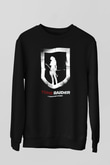 Tomb Raider Siyah Unisex Sweatshirt