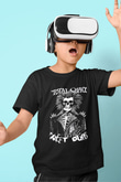 Total Chaos Baskılı Unisex Siyah Çocuk Tişört - Tshirt