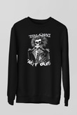 Total Chaos Baskılı Unisex Siyah Sweatshirt