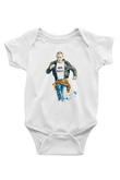 Trainspotting Baskılı Beyaz Unisex Bebek Body - Zıbın