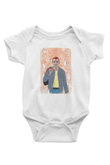 Trainspotting Baskılı Beyaz Unisex Bebek Body - Zıbın