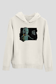 Trainspotting Baskılı Beyaz Unisex Hoodie