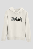 Trainspotting Baskılı Beyaz Unisex Hoodie