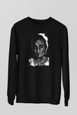 Trainspotting Baskılı Unisex Siyah Sweatshirt