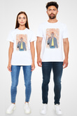 Trainspotting Unisex Baskılı Beyaz Tişört - Tshirt