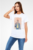 Trainspotting Unisex Baskılı Beyaz Tişört - Tshirt