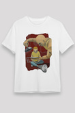 Trainspotting Unisex Baskılı Beyaz Tişört - Tshirt