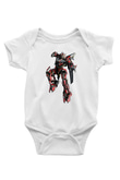 Transformers Baskılı Beyaz Unisex Bebek Body - Zıbın