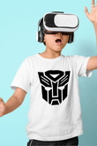 Transformers Tv Baskılı Beyaz Unisex Çocuk Tişört
