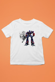Transformers Tv Baskılı Beyaz Unisex Çocuk Tişört