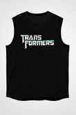 Transformers Tv Siyah Unisex Kolsuz Tişört
