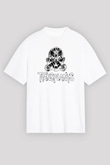 Transplants Beyaz Unisex Oversize Tişört T-Shirt