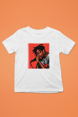 Travis Scott Baskılı Beyaz Unisex Çocuk Tişört
