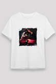 Travis Scott Baskılı Unisex Beyaz Tişört