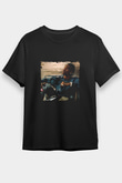 Travis Scott Baskılı Unisex Siyah Tişört