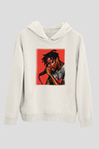 Travis Scott Beyaz Unisex Kapşonlu Sweatshirt
