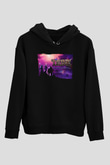 Trine Siyah Unisex Hoodie
