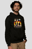 Trine Siyah Unisex Hoodie