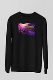 Trine Siyah Unisex Sweatshirt