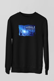 Trine Siyah Unisex Sweatshirt