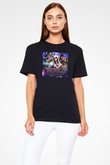 Trine Siyah Unisex Tişört T-Shirt
