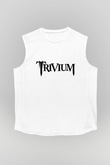 Trivium Beyaz Unisex Kolsuz Tişört