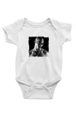 Tupac Baskılı Unisex Beyaz Bebek Body - Zıbın