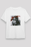 Tupac Baskılı Unisex Beyaz Tişört