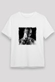 Tupac Baskılı Unisex Beyaz Tişört
