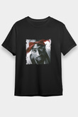 Tupac Baskılı Unisex Siyah Tişört