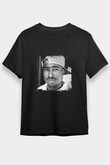 Tupac Baskılı Unisex Siyah Tişört