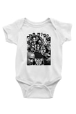 Tupac Shakur Baskılı Beyaz Unisex Bebek Body - Zıbın