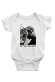 Tupac Shakur Baskılı Beyaz Unisex Bebek Body - Zıbın