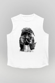 Tupac Shakur Beyaz Unisex Kolsuz Tişört