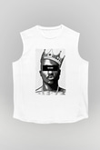 Tupac Shakur Beyaz Unisex Kolsuz Tişört