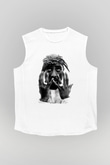 Tupac Shakur Beyaz Unisex Kolsuz Tişört