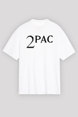 Tupac Shakur Beyaz Unisex Oversize Tişört T-Shirt