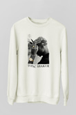 Tupac Shakur Beyaz Unisex Sweatshirt