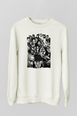 Tupac Shakur Beyaz Unisex Sweatshirt