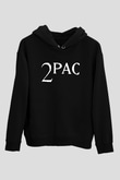 Tupac Shakur Siyah Unisex Hoodie