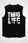 Tupac Shakur Siyah Unisex Kolsuz Tişört