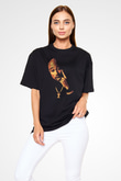 Tupac Shakur Siyah Unisex Oversize Tişört T-Shirt