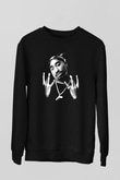 Tupac Shakur Siyah Unisex Sweatshirt