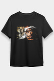 Tupac Shakur Siyah Unisex Tişört T-Shirt - TişörtFabrikası