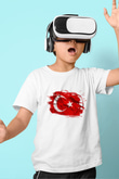 Türkiye Baskılı Beyaz Unisex Çocuk Tişört