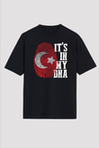 Türkiye Siyah Unisex Tişört T-Shirt - TişörtFabrikası