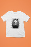 Tutankhamun Baskılı Beyaz Unisex Beyaz Çocuk Tişört - Tshirt