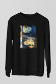 Tuval Siyah Unisex Sweatshirt