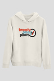 Twenty One Pilots Beyaz Unisex Hoodie