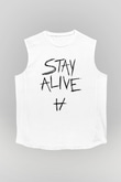 Twenty One Pilots Beyaz Unisex Kolsuz Tişört